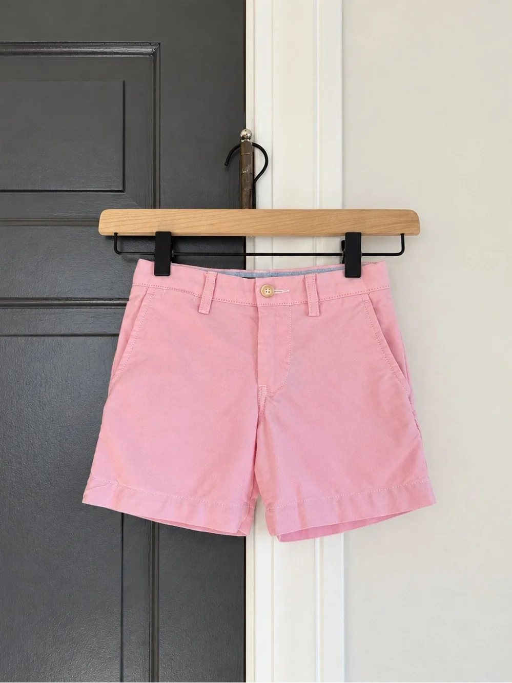 Polo Ralph Lauren Boys Pink Oxford Chino Shorts Size 2T Cotton Pony